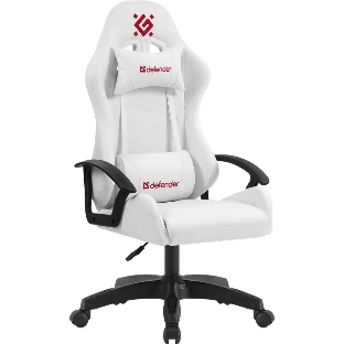 Кресло игровое Defender Lion белый, класс 2, PU