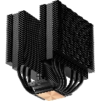 Кулер для процессора PCCooler RT620 BK (250W, 4-pin PWM, 157mm, Al/Cu, 6x6mm, 2x120mm, 73.32CFM, 34.9dBA, 2200RPM, S: 1851/1700/1200/115X, AM5/AM4, black), фото5