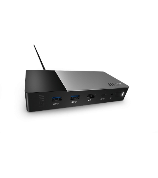 Док-станция MSI 957-1P151E-023, USB Type-C, USB Type-C/USB3.2Gen2/DP/USB Type-C/USB3.2 Gen2/USB Type-A USB 3.2 Gen2/USB Type-A USB 2.0/HDMI 2.1/DP/RJ45/Combo Jack, USB Type-C
