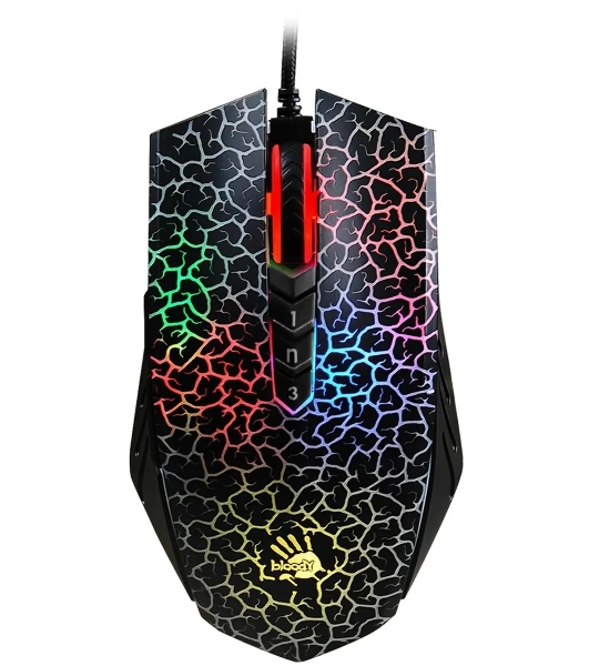 Мышь проводная A4Tech Bloody A70A черный, 6200 dpi, USB Type-A, кнопки - 8