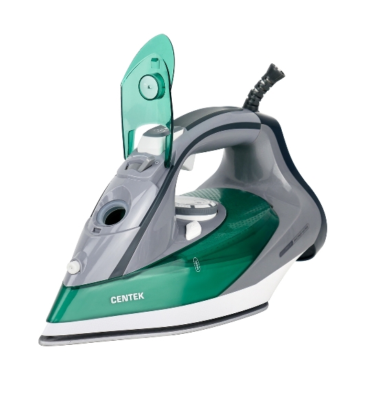 Утюг Centek CT-2309 зеленый/серый, 2800 Вт, 40 г/мин, 145 г/мин, 270 мл