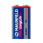 Батарейки Maunfeld PRO Long Life Alkaline 9V(6LR61) MB9-BL1, блистер 1 шт., фото2