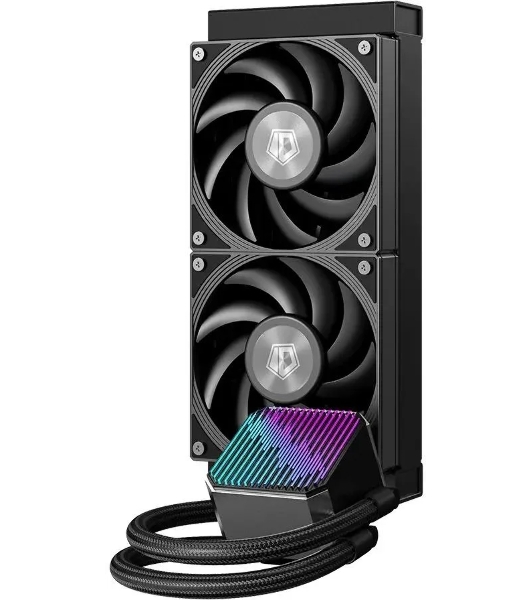 Система жидкостного охлаждения ID-Cooling DX240 MAX ARGb черный 120мм алюминий+медь 2150rpm 32.5db 4-pin 300W