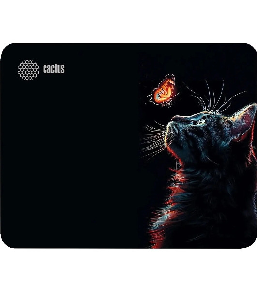 Коврик для мыши Cactus Night Cat 220x180x2мм (CS-MP-P12XS)