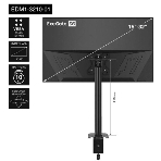 Настольное крепление ExeGate EDM1-3210-01 (кронштейн для одного монитора 15'-32', VESA 75x75, 100x100, макс. нагрузка 10 кг, наклон -45°/+45°, поворот -45°/+45°, вращение 360°, 2 способа крепления: сквозное и струбцина, черный), фото4