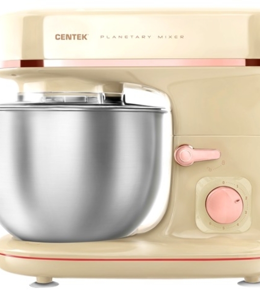 Миксер планетарный Centek CT-1139 бежевый