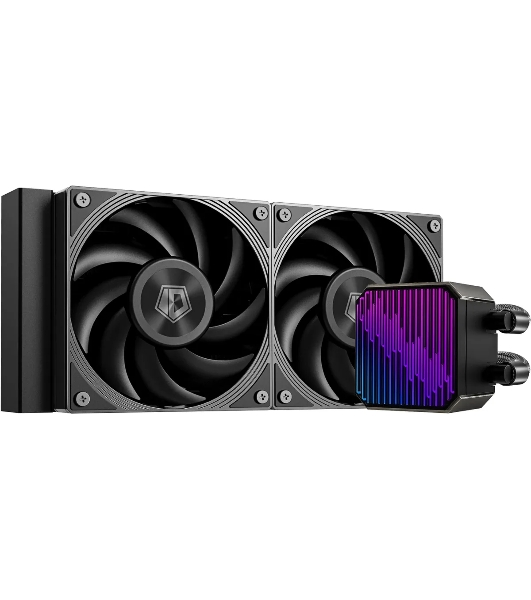 Система жидкостного охлаждения ID-Cooling DX240 MAX ARGb черный 120мм алюминий+медь 2150rpm 32.5db 4-pin 300W