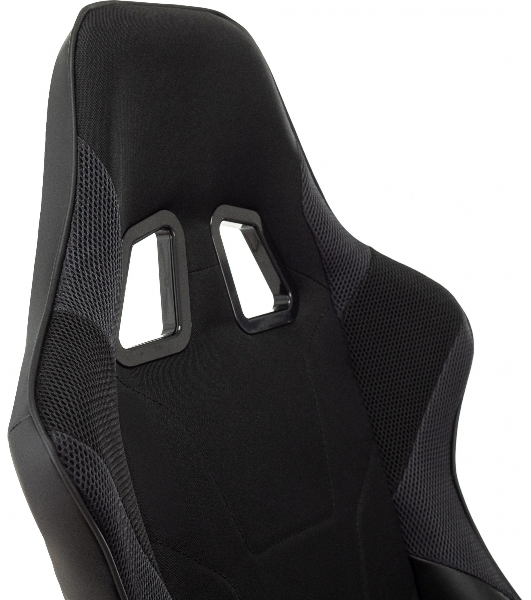Кресло Бюрократ VIKING 4 AERO BLACK EDITION черный, экокожа, 120 кг, механизм качания