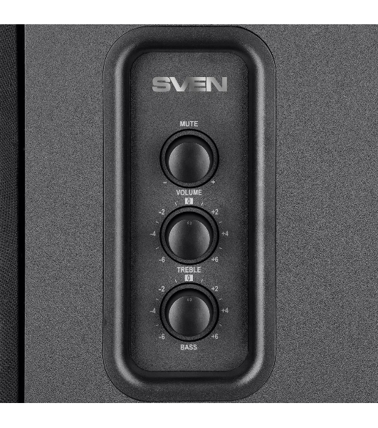 Акустическая система SVEN АС SPS-830 2.0 черный 60Вт BT