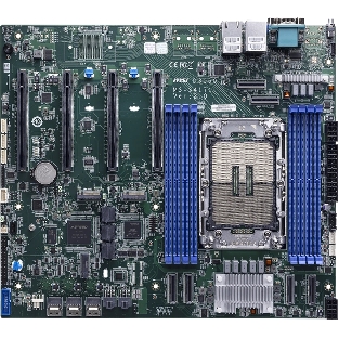 Серверная материнская плата MSI D3060-D3060GB2N-1G, 1xE2 (LGA 4710), Intel Xeon 6700E/6500P/6700P-Series, 8xDDR5 RDIMM (до 8000 МГц), 3xSlimSAS, 6xMCIO, 4xPCIe 5.0 x16, 2xM.2 22110, 2x1Gb LAN, AST2600 BMC, 2xUSB-A 5Gbps, 1xVGA, 1xCOM, RAID 0/1/5/10, SSI CEB