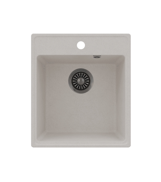Кухонная мойка Maunfeld Perla 425 MFQS-425W кремовый