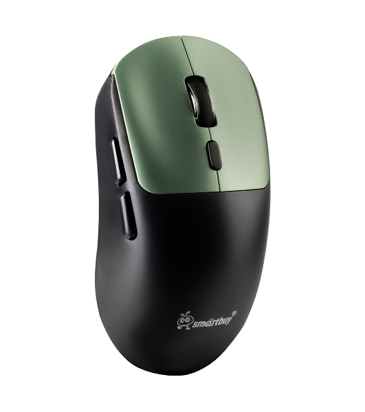 Мышь игровая беспроводная Dual BT+USB с зарядкой Smartbuy X7 черно-зеленая (SBM777DGG) /40.  '