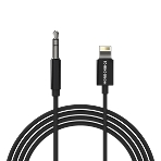 Кабель аудио MORE CHOICE (4610196409837) UK28i AUX 3.5мм Lightning 8-pin 1м, черный, фото 1