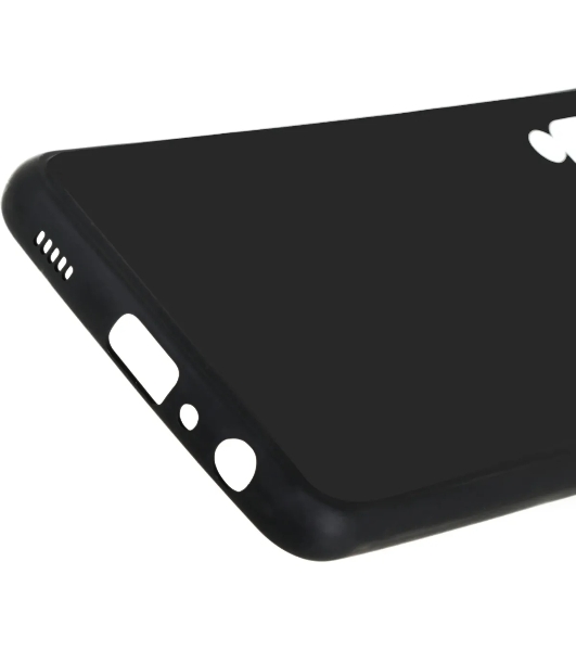 Чехол (клип-кейс) BORASCO Silicone Case, для Samsung Galaxy A22/M22, черный
