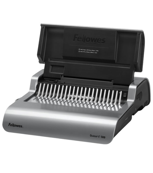 Переплетчик Fellowes Quasar E (FS-56209) A4/перф.20л.сшив/макс.500л./пластик.пруж. (6-50мм)/электр.