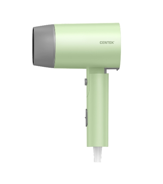 Фен Centek CT-2203 зеленый, 1600 Вт, компактный, ионизация