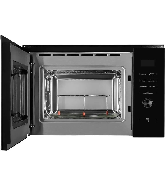 Встраиваемая микроволновая печь Kuppersberg HMW 650 BL встраиваемая, 38х56х55 см, 25л., 900Вт, 8 программ, гриль, черный