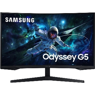 Монитор 32' Samsung S32CG550EI VA 2560x1440, 165 Гц, 1 мс, 16:9, 300 кд/м2, 1xHDMI, 1хDP, изогнутый, черный