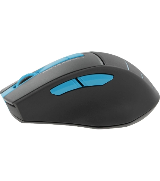 Мышь беспроводная A4Tech Fstyler FG30S серый/синий, 2000 dpi, радиоканал, USB, кнопки - 5