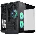 Корпус mATX Eurocase M2771 black, без БП, закаленное стекло 2 стороны, фото6