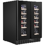 Винный шкаф Temptech OX2DX60DRB черный, 116 л, 2 отсека, 38 бут., класс G, фото2