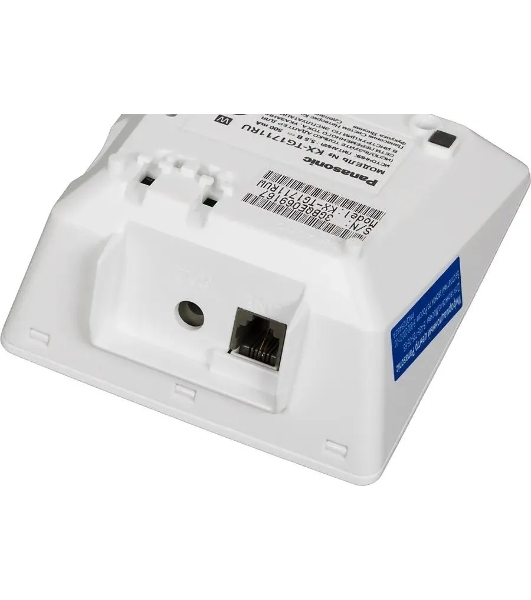Телефон беспроводной (DECT) Panasonic KX-TG1711RUW (белый) АОН, Caller ID,12 мелодий звонка,подсветка дисплея,поиск трубки