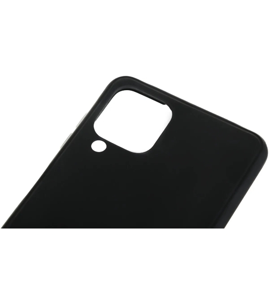 Чехол (клип-кейс) BORASCO Silicone Case, для Samsung Galaxy A22/M22, черный