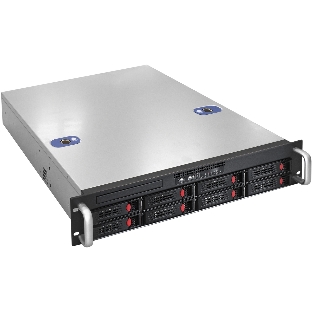 Серверный корпус Exegate EX281290RUS Pro 2U550-HS08 RM 19', высота 2U, глубина 550, БП 1U-600ADS, 8xHotSwap, USB