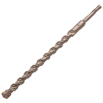 Бур по бетону Denzel двойная спираль, Cobalt W-tip, 18x310 мм, SDS PLUS, фото 1