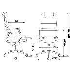 Кресло Бюрократ Chair Brt KB-9N/ECO/BLACK черный, экокожа, фото6