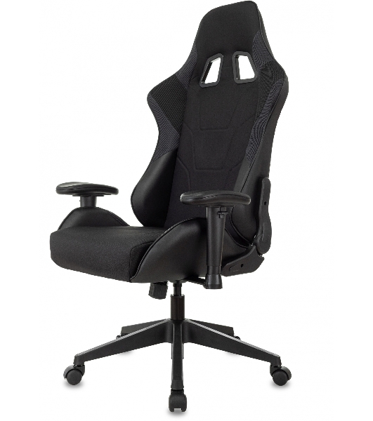 Кресло Бюрократ VIKING 4 AERO BLACK EDITION черный, экокожа, 120 кг, механизм качания