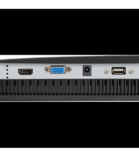 Монитор 23.8' ExeGate SuperView EA2400 IPS 1920x1080, 75 Гц, 5 мс, 16:9, 250 кд/м², HDMI 1.4, VGA, веб-камера (2 Мп), 3.5 мм, черный