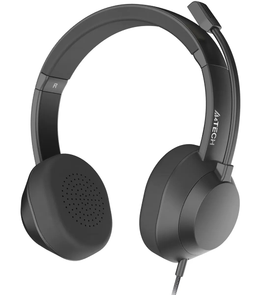 Гарнитура A4Tech Fstyler FH150U чёрный, проводная