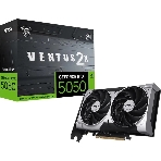 Видеокарта MSI GeForce RTX 5050 8G VENTUS 2X, NVIDIA RTX 5050, 8 ГБ GDDR6, 128 бит, PCI-e 5.0, 1xHDMI, 3xDP, 2587 МГц, фото2