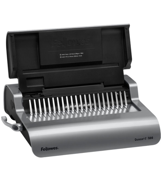 Переплетчик Fellowes Quasar E (FS-56209) A4/перф.20л.сшив/макс.500л./пластик.пруж. (6-50мм)/электр.