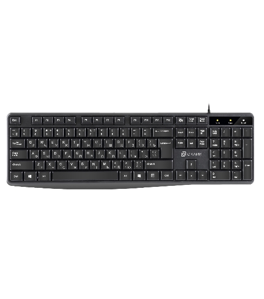 Клавиатура проводная Oklick 145M, USB, черный