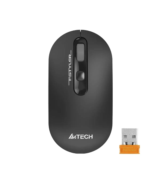 Мышь беспроводная A4Tech Fstyler FG20S серый, 2000 dpi, радиоканал, USB, кнопки - 3