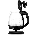 Чайник электрический BRAYER BR6106, 1100 Вт, 1 л, стеклянный, автоотключение, подсветка, черный, фото3