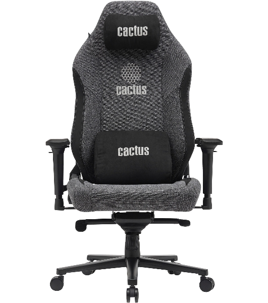 Кресло Cactus CS-CHR-MAG-GY серый, экокожа
