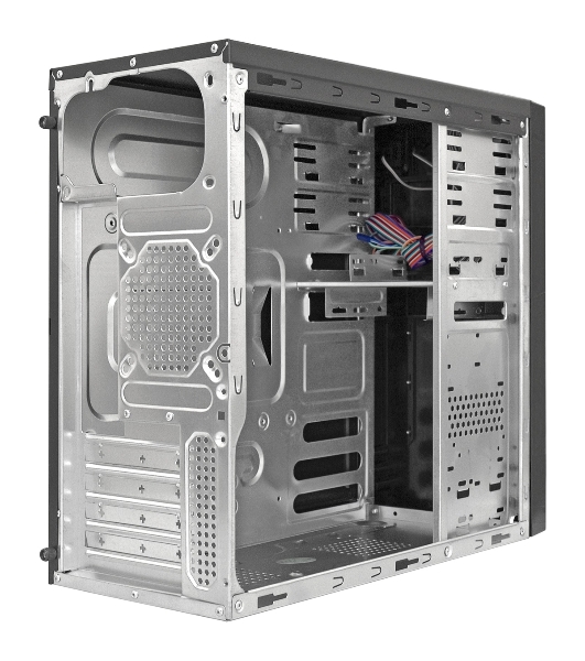 Компьютерный корпус Minitower ExeGate MA-372UX Black, mATX UN400, 120мм 2*USB+2*USB3.0, Audio