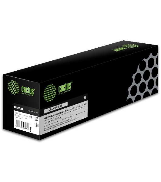 Картридж лазерный Cactus CS-LX50F5U00 (50F5U00) черный (20000 стр.) для Lexmark MS510/MS610