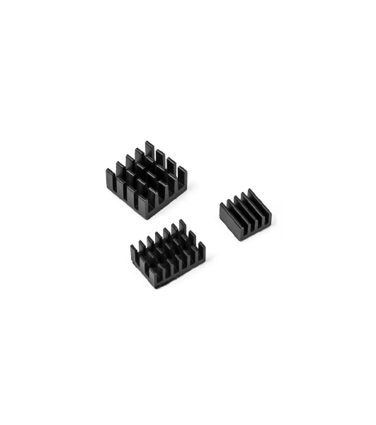 Набор радиаторов ACD RA537 черный 3 in 1 Heat Sink Set Aluminum for Raspberry Pi 4B