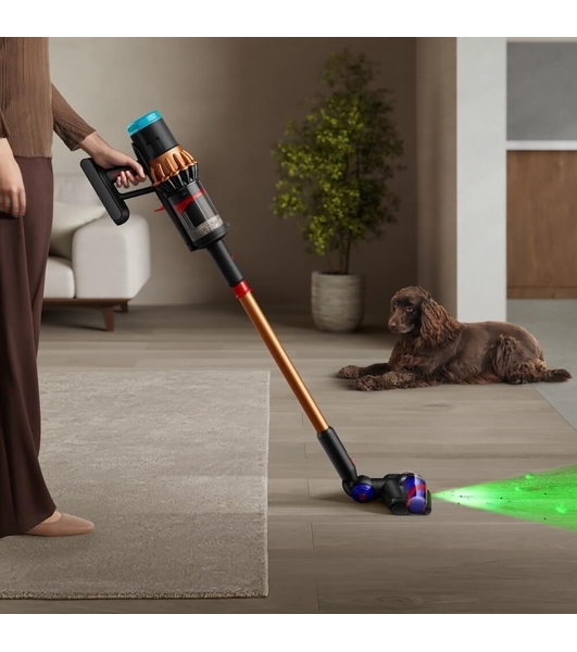Пылесос вертикальный Dyson V16 Piston animal оранжевый/черный, питание от аккумулятора, 315 Вт, уборка сухая, пылесборник 1.3 л