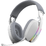 Гарнитура MARVO HG9086W Pulz 70W белый, беспроводная + проводная, радиоканал, до 10 ч, съёмный микрофон, подсветка, совместимость с PS5, Xbox, фото 1