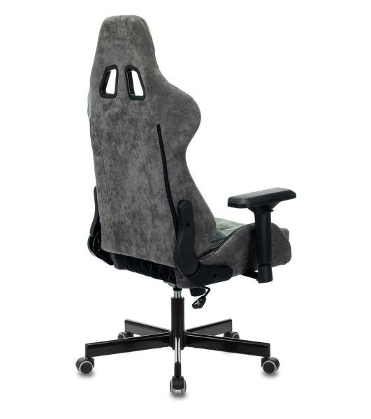 Кресло Бюрократ VIKING 7 KNIGHT B FABRIC черный, ткань, 120 кг, механизм качания