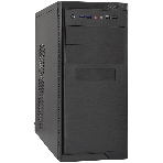 Компьютерный корпус Minitower ExeGate MA-372UX Black, mATX UN400, 120мм 2*USB+2*USB3.0, Audio, фото 1
