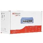 Коммутатор HiWatch DS-S504GP, 4×1 Гбит/с PoE + 1×1 Гбит/с, неуправляемый, фото5