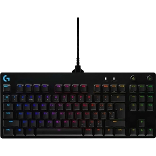Клавиатура Logitech Gaming PRO проводная, USB Type-A, чёрный