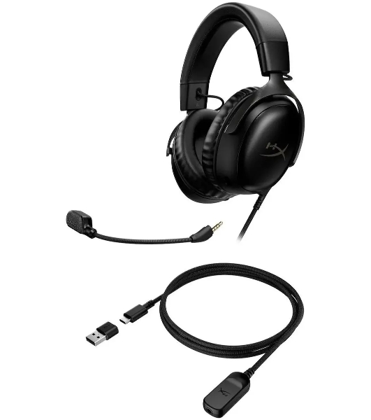 Гарнитура HyperX Cloud III чёрный, беспроводная, радиоканал
