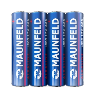 Батарейки Maunfeld Alkaline ААА(LR03 MBLR03-SR40, спайка 4 шт., 1.5 В